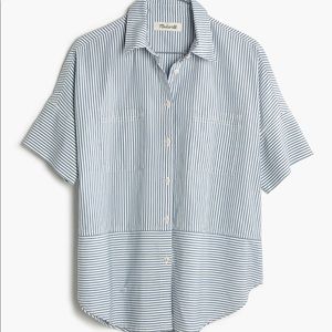 Madewell Courier Shirt in Stripe Play Small